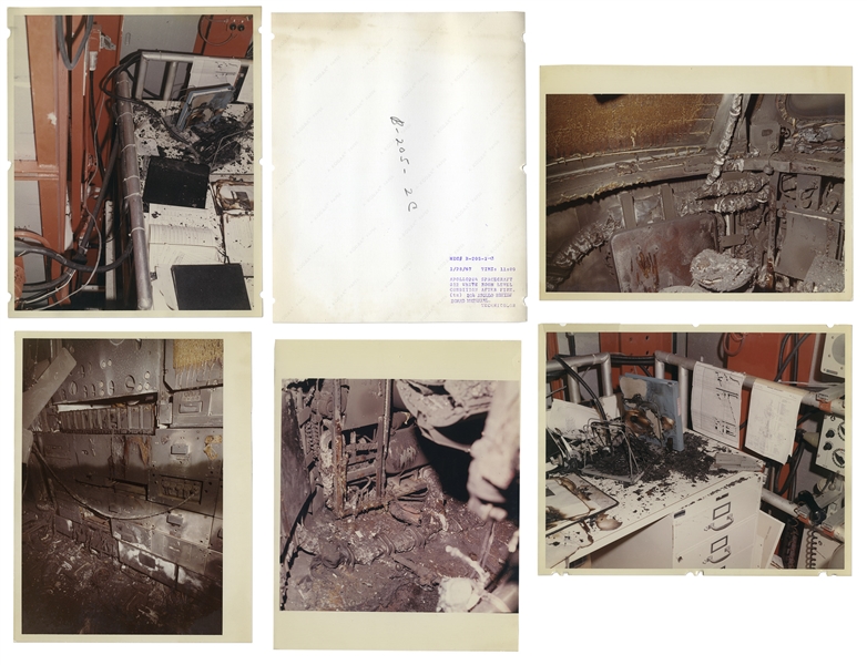 Apollo 1 Fire Investigation Photos -- Forty-One 8'' x 10'' Photos